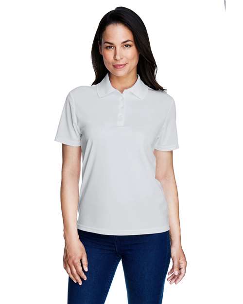 CORE365 Women's Origin Performance Piqué Polo - CORE365 78181 PLATINUM XS