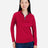 CORE365 Women's Origin Performance Pique Quarter - Zip Pullover - CORE365 CE418W Classic Red/ Carbon XS