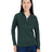CORE365 Women's Origin Performance Pique Quarter - Zip Pullover - CORE365 CE418W Forest/ Carbon XS