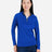CORE365 Women's Origin Performance Pique Quarter - Zip Pullover - CORE365 CE418W True Royal/ Carbon XS