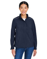CORE365 Women's Packable Rain Jacket - CORE365 CE712W Classic Navy 2XL