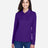 CORE365 Women's Pinnacle Performance Long Sleeve Piqué Polo - CORE365 78192 Campus Purple XS