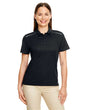 CORE365 Women's Radiant Performance Piqué Polo with Reflective Piping - CORE365 78181R Black XS