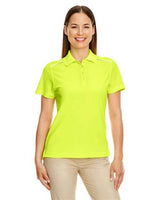 CORE365 Women's Radiant Performance Piqué Polo with Reflective Piping - CORE365 78181R Safety Yellow XS