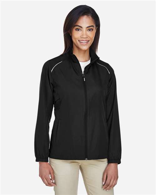CORE365 Women's Techno Lite Motivate Unlined Lightweight Jacket - CORE365 78183 Black XS
