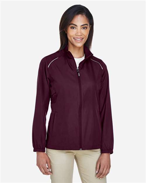 CORE365 Women's Techno Lite Motivate Unlined Lightweight Jacket - CORE365 78183 Burgundy S