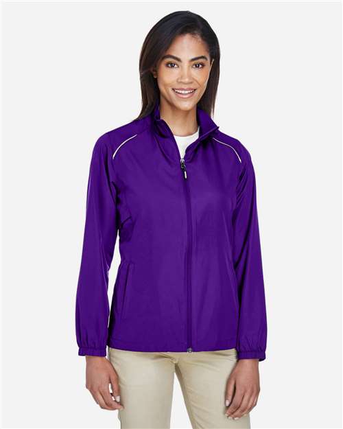 CORE365 Women's Techno Lite Motivate Unlined Lightweight Jacket - CORE365 78183 Campus Purple 2XL