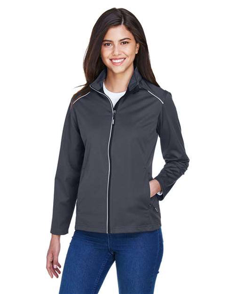 CORE365 Women's Techno Lite Three - Layer Knit Tech - Shell - CORE365 CE708W Carbon XS