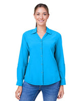 CORE365 Women's Ultra UVP® Marina Shirt - CORE365 CE510LW Black XS