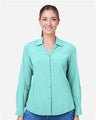 CORE365 Women's Ultra UVP® Marina Shirt - CORE365 CE510LW Sea Glass XS