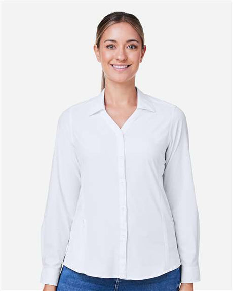 CORE365 Women's Ultra UVP® Marina Shirt - CORE365 CE510LW White XS