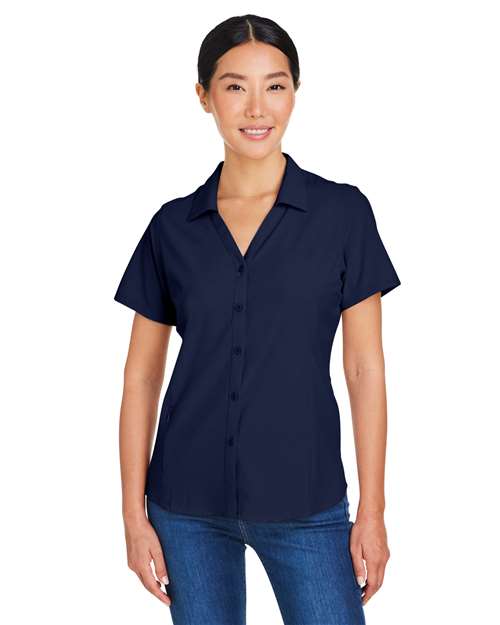 CORE365 Women's Ultra UVP® Marina Shirt - CORE365 CE510W Classic Navy XS