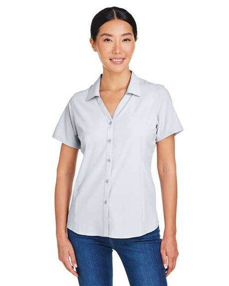 CORE365 Women's Ultra UVP® Marina Shirt - CORE365 CE510W Platinum XS