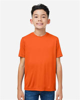 CORE365 Youth Capital Performance T-Shirt - CORE365 CE10Y Campus Orange XS