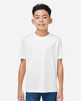 CORE365 Youth Capital Performance T-Shirt - CORE365 CE10Y White XS