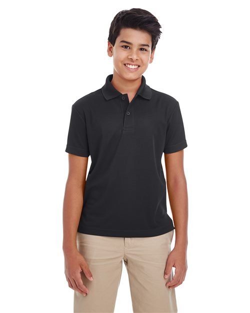 CORE365 Youth Origin Performance Piqué Polo - CORE365 88181Y Black S