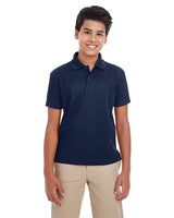 CORE365 Youth Origin Performance Piqué Polo - CORE365 88181Y Classic Navy S