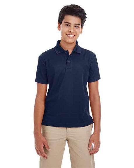 CORE365 Youth Origin Performance Piqué Polo - CORE365 88181Y Classic Navy S