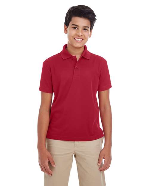 CORE365 Youth Origin Performance Piqué Polo - CORE365 88181Y Classic Red S