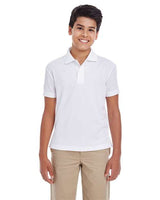 CORE365 Youth Origin Performance Piqué Polo - CORE365 88181Y White S