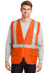 CornerStone ® - ANSI 107 Class 2 Mesh Back Safety Vest. CSV405 - CornerStone CSV405 Safety Orange S Personal Protection