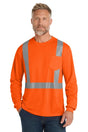 CornerStone ® ANSI 107 Class 2 Mesh Long Sleeve Tee. CS201 - CornerStone CS201 Safety Orange S Long Sleeve T-Shirts
