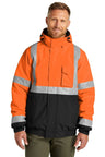 CornerStone ® ANSI 107 Class 3 Economy Waterproof Insulated Bomber Jacket CSJ500 - CornerStone CSJ500 Safety Orange S Jackets