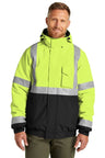 CornerStone ® ANSI 107 Class 3 Economy Waterproof Insulated Bomber Jacket CSJ500 - CornerStone CSJ500 Safety Yellow S Jackets