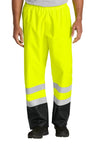 CornerStone ® ANSI Class E Pull - On Rain Pant CSP504 - CornerStone CSP504 Safety Yellow/ Black 2/3X Bottoms