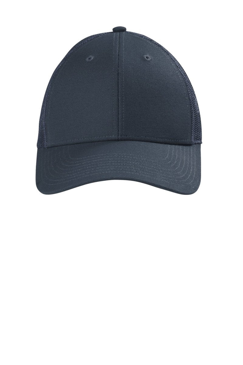 CornerStone ® Canvas Mesh Back Cap. CS811 - CornerStone CS811 Navy Blue OSFA Hats