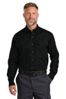 CornerStone ® Long Sleeve Select Tactical Shirt CSW176 - CornerStone CSW176 Black XS Workwear