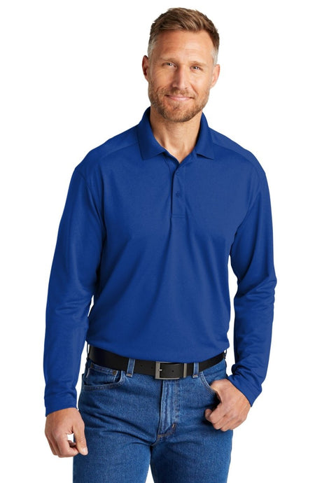 CornerStone ® Select Lightweight Snag - Proof Long Sleeve Polo CS418LS - CornerStone CS418LS Royal XS Polos/Knits