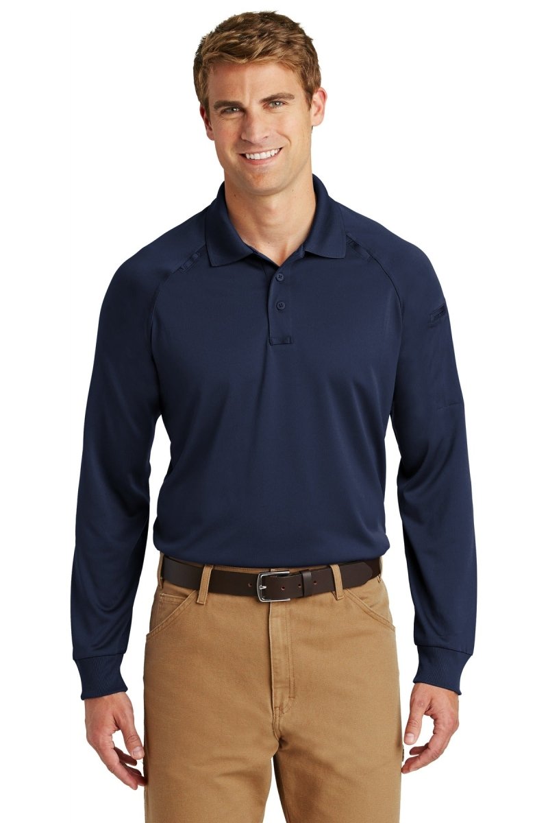 CornerStone ® - Select Long Sleeve Snag - Proof Tactical Polo. CS410LS - CornerStone CS410LS Dark Navy XS Polos/Knits