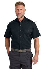 CornerStone ® Short Sleeve Select Ripstop Shirt CSW175 - CornerStone CSW175 Navy Blue XS Workwear