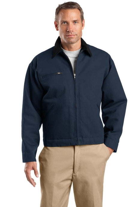 CornerStone ® Tall Duck Cloth Work Jacket. TLJ763 - CornerStone TLJ763 Navy/ Black LT Jackets