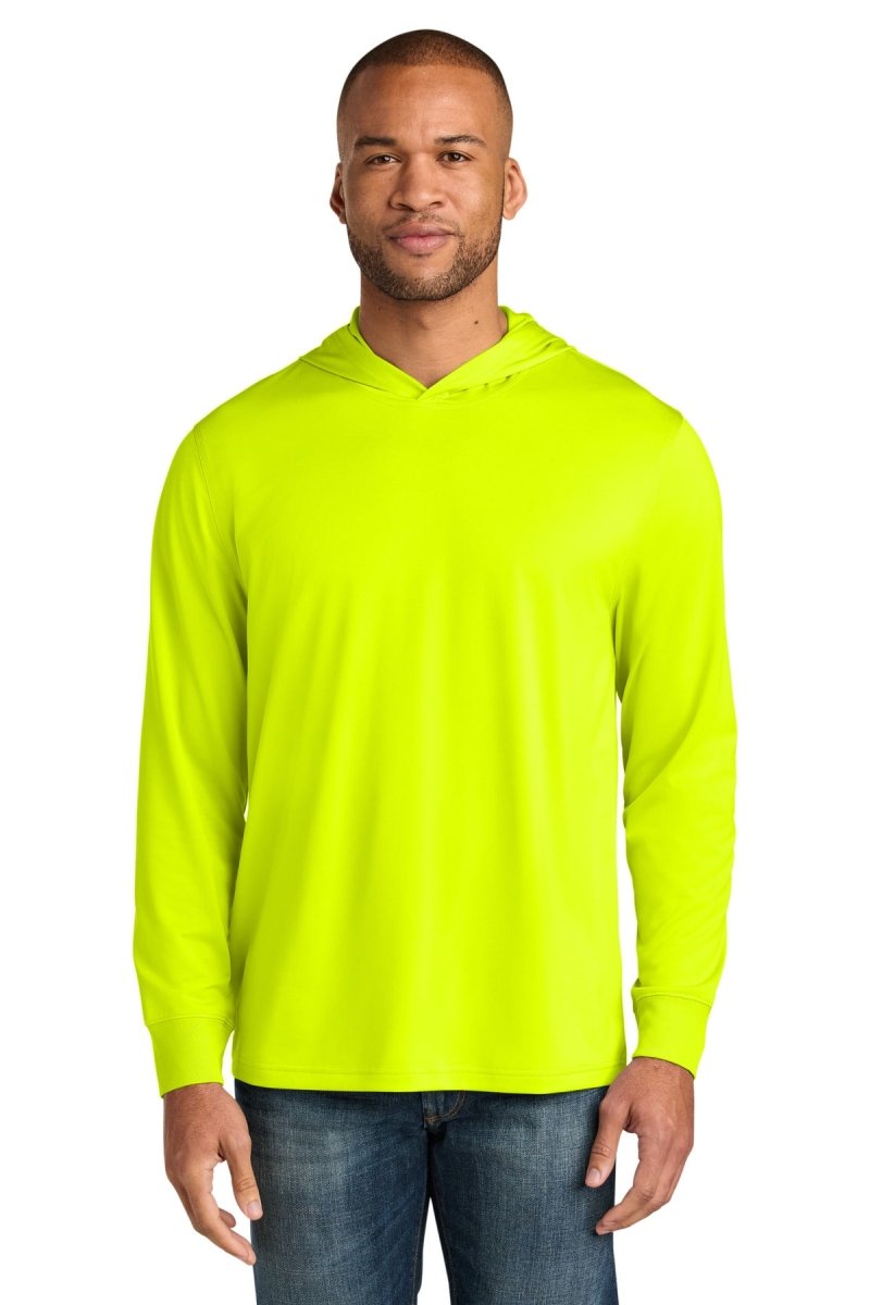 CornerStone ® Workwear Pro Long Sleeve Hooded Tee CS440LSH - CornerStone CS440LSH Safety Yellow XS Short Sleeve T-Shirts