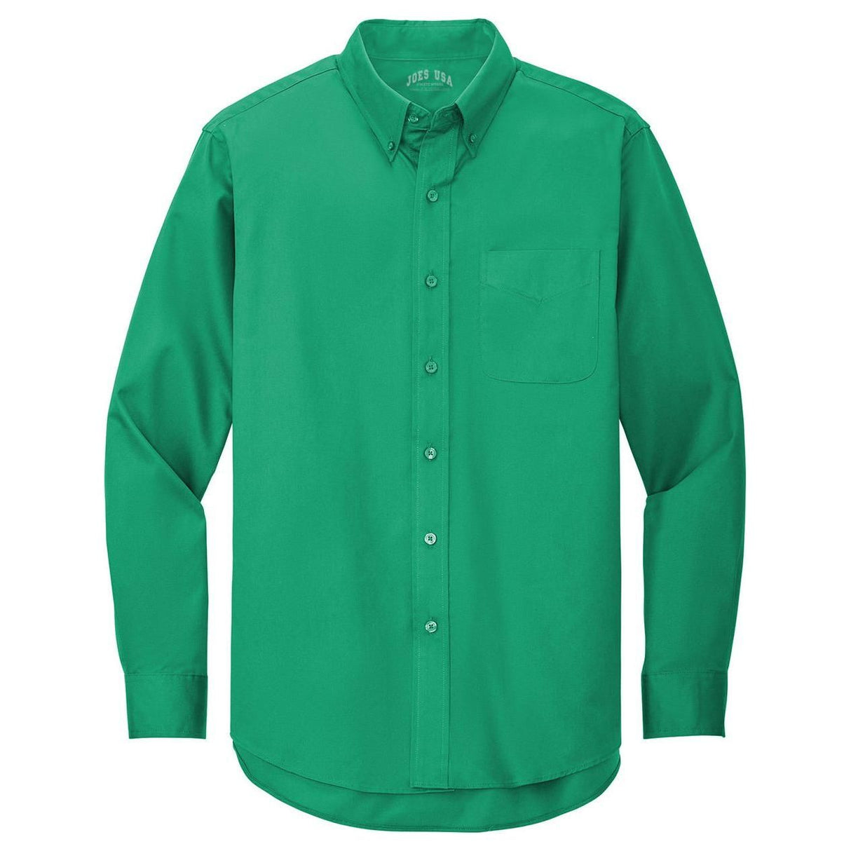 Men's Long Sleeve Wrinkle Resistant Easy Care Shirts in 26 Colors. Sizes XS-6XL Woven Shirts Joe's USA