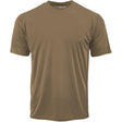 DRIEQUIP Men's Athletic All Sport Training Tee Shirts-CoyoteBrown Activewear DRI-EQUIP Coyote Brown X-Small