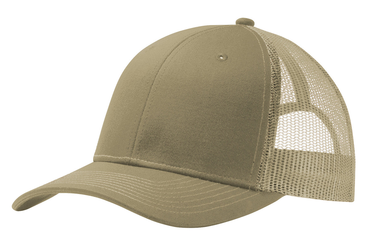 Joe's USA Snapback Trucker Cap – Mesh Back Curved Bill Hat