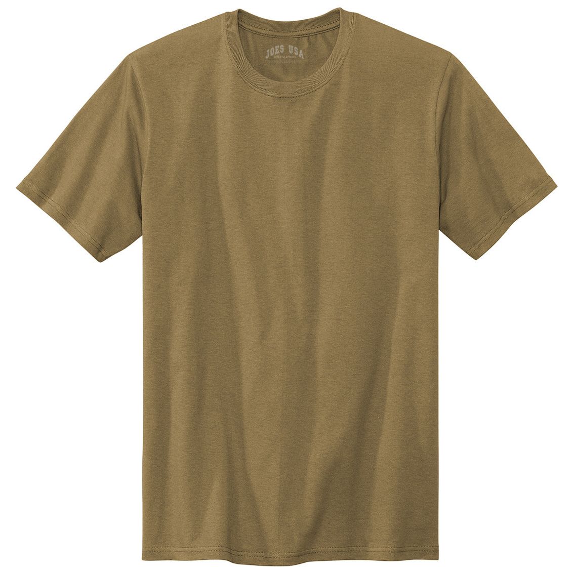 Joe's USA All American T-Shirts Made in the USA T-Shirts Joe's USA S Coyote Brown