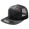 Pit Bull - PB250 - Shiny Camo Camper Trucker Hat | Wholesale Camo Snapback Cap