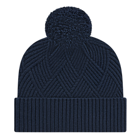 Cap America iK8554 Premium Diagonal Weave Knit Cap with Cuff