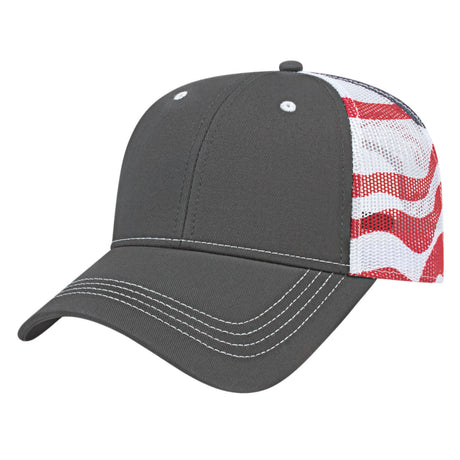 Cap America Flag Trucker Mesh Back Cap - Cap America i2011 Cap America Realtree AP®/Khaki Standard
