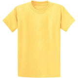 Men's Durable 100% Heavyweight Cotton T-Shirts in Regular, Big, and Tall Sizes-DaffodilYellow T-Shirts Joe's USA Daffodil Yellow Small