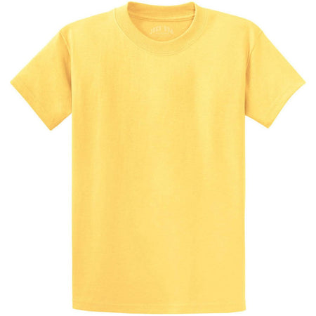 Men's Durable 100% Heavyweight Cotton T-Shirts in Regular, Big, and Tall Sizes Joe's USA Men's Apparel - Daffodil Yellow