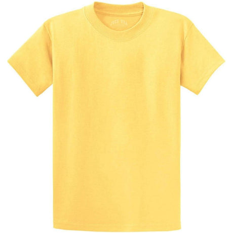 Men's Durable 100% Heavyweight Cotton T-Shirts in Regular, Big, and Tall Sizes-DaffodilYellow T-Shirts Joe's USA Daffodil Yellow Small