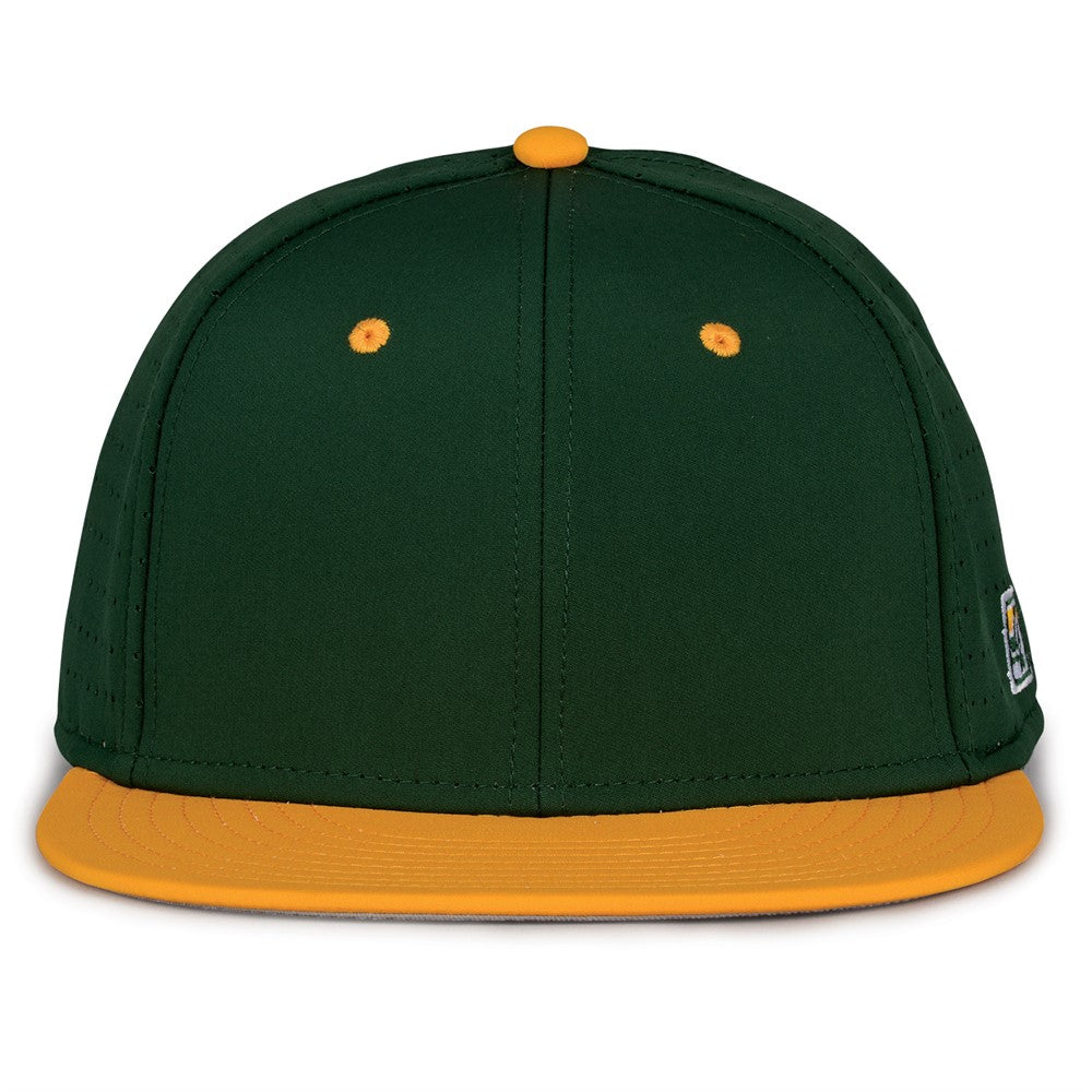The Game GB998 Perforated GameChanger Baseball Hat | Wholesale Pro Shape Flat Bill Caps
