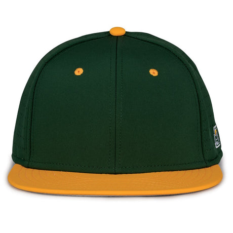 The Game GB998 Perforated GameChanger Baseball Hat | Wholesale Pro Shape Flat Bill Caps