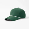 Joe's USA 5-Panel Rope Golf Hat | Water-Repellent Perforated Snapback Cap
