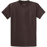 Joe's USA Mens 5.4-oz 100% Cotton T-Shirt - Chocolate T-Shirts Joe's USA Chocolate Small